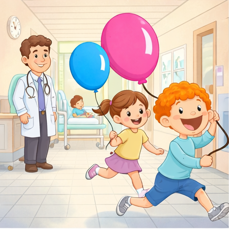 Ilustración de una comunidad de niños
